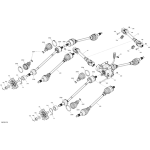 Drive Axle Assy by Can-Am 705502784 OEM Hardware 705502784 Off Road Express Peach St