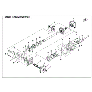 Drive&Drivenbevelgearcomp by CF Moto 0GR0-0622A0 OEM Hardware 0GR0-0622A0 Northstar Polaris