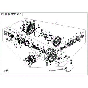 Drive Gear Differential by CF Moto 0180-313001 OEM Hardware 0180-313001 Northstar Polaris