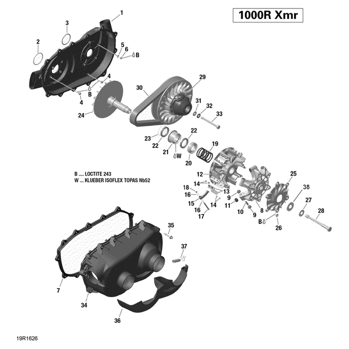 Drive Pulley Clutch by Can-Am