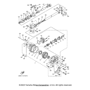 Drive Shaft Comp by Yamaha 2MB-46109-00-00 OEM Hardware 2MB-46109-00-00 Off Road Express