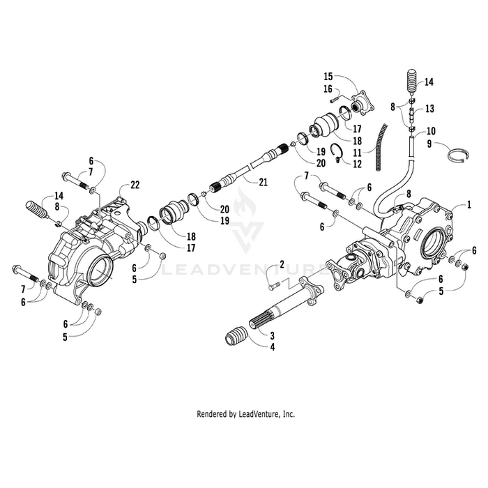 Driveshaft - Rear By Arctic Cat