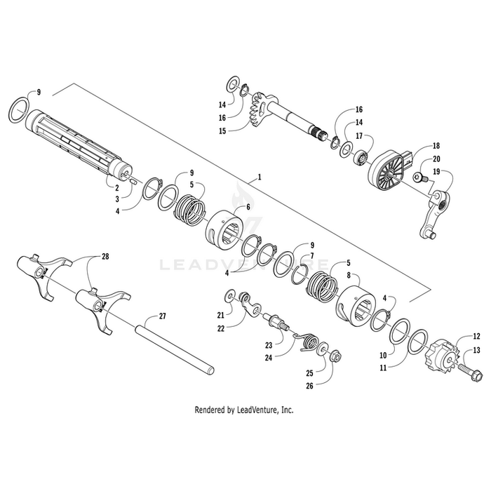 Drum Assy Gear Shift By Arctic Cat