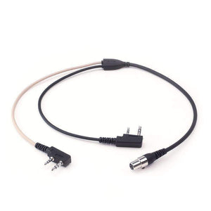 Dual Radio Splitter  - Connect  2 Radios With  1 Listen Only And 1 Transmit And Receive by Rugged Radios SPLITTER-RH-LSO 01039374004714 Rugged Radios