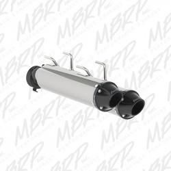 Dual Slip-On Muffler Arctic by MBRP AT-9706PT Dual Muffler 241-10170 Western Powersports Drop Ship