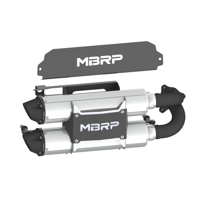 Dual Stack Slip-On Muffler Polaris by MBRP