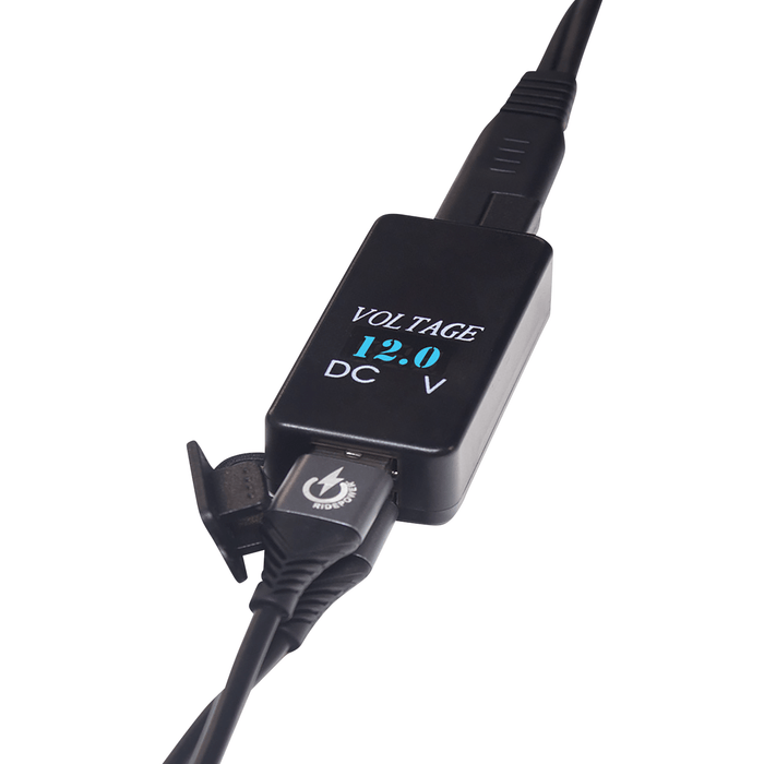 Dual Usb Adapter With Digital Voltage Indicator By Reda