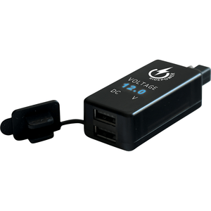 Dual Usb Adapter With Digital Voltage Indicator By Reda RP12SAE2USBADP Power Port 3807-0632 Parts Unlimited