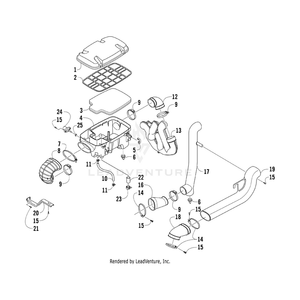 Duct, Air-In By Arctic Cat 0513-024 OEM Hardware 0513-024 Off Road Express