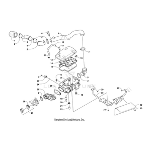 Duct, Intake By Arctic Cat 0513-043 OEM Hardware 0513-043 Off Road Express