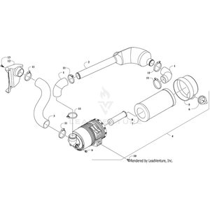 Duct, Intake By Arctic Cat 1470-179 OEM Hardware 1470-179 Off Road Express