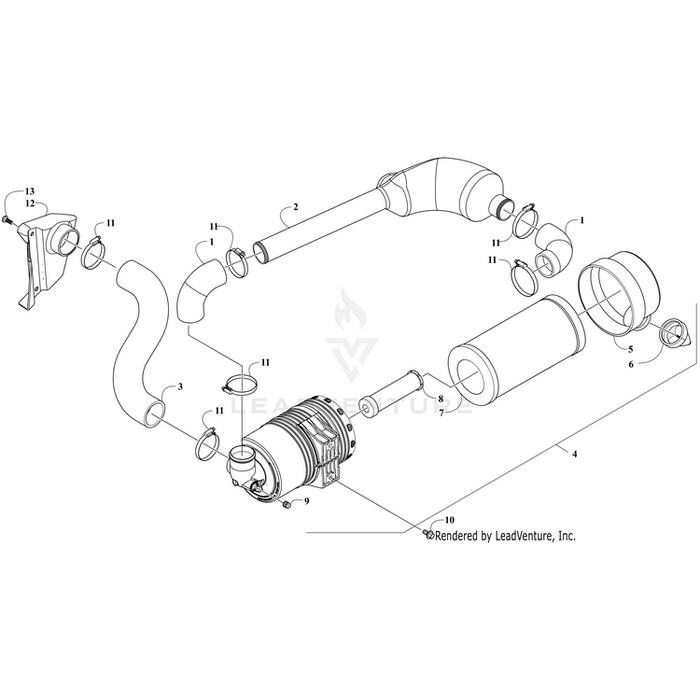 Duct, Intake By Arctic Cat