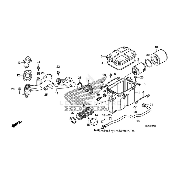 Duct, Snorkel by Honda