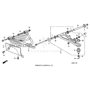 Dust Seal (16X24X4) by Honda 91253-HN8-003 OEM Hardware 91253-HN8-003 Off Road Express Peach St