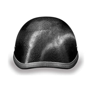 Eagle- Grey Carbon Fiber by Daytona Helmets Half Helmet Daytona Helmets