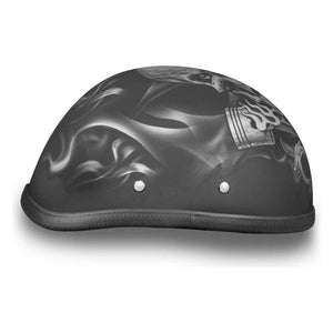 Eagle- W/ Pistons Skull by Daytona Helmets Half Helmet Daytona Helmets