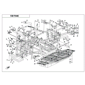 Ecu Base Support by CF Moto 5UR0-030010 OEM Hardware 5UR0-030010 Northstar Polaris