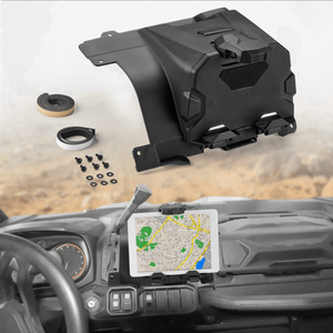 Electric Device Tablet Holder for Can am Defender by Kemimoto B0111-13001BK Device Mount B0111-13001BK Kemimoto