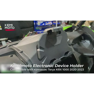 Electric Device Tablet Holder for Kawasaki Teryx KRX 1000 by Kemimoto B0111-11201BK Device Mount B0111-11201BK Kemimoto