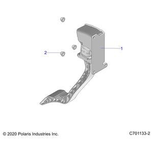 Electronic Throttle Pedal by Polaris 4015711 OEM Hardware P4015711 Off Road Express