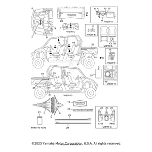 Emblem 3D by Yamaha B85-F174B-10-00 OEM Hardware B85-F174B-10-00 Off Road Express