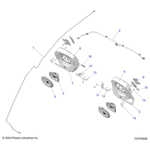 Enclosure-Speaker,Rear,Lh by Polaris 5456660 OEM Hardware P5456660 Off Road Express