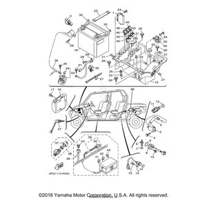 Engine Control Unit Assembly by Yamaha 2PG-8591A-00-00 OEM Hardware 2PG-8591A-00-00 Off Road Express Drop Ship