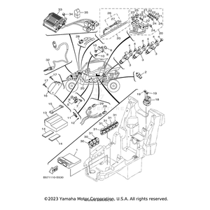 Engine Control Unit Assembly by Yamaha B57-8591A-01-00 OEM Hardware B57-8591A-01-00 Off Road Express Drop Ship