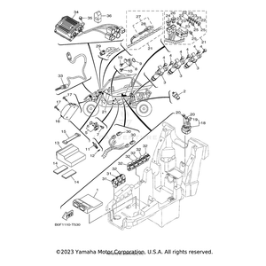 Engine Control Unit Assembly by Yamaha B57-8591A-11-00 OEM Hardware B57-8591A-11-00 Off Road Express Drop Ship