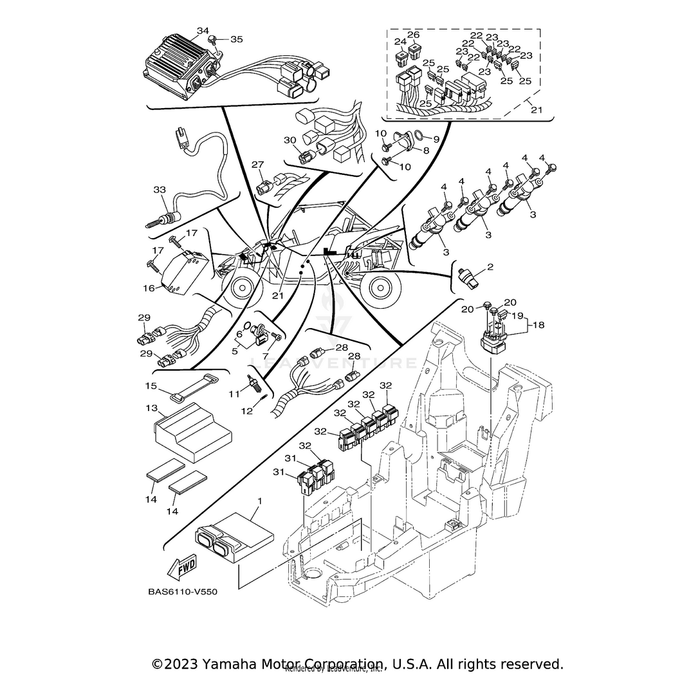 Engine Control Unit Assembly by Yamaha