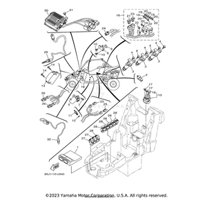 Engine Control Unit Assembly by Yamaha B5J-8591A-01-00 OEM Hardware B5J-8591A-01-00 Off Road Express Drop Ship