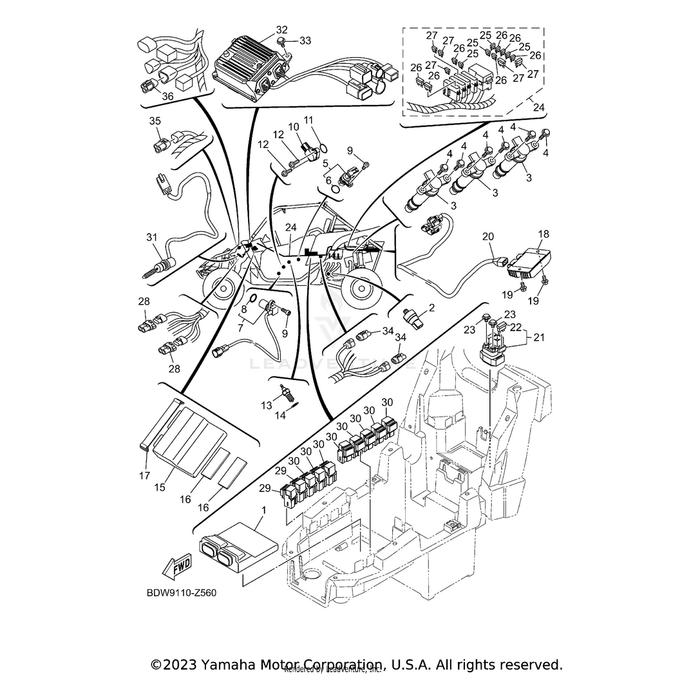 Engine Control Unit Assembly by Yamaha