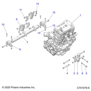 Engine Mount Weld, Black by Polaris 1024525-329 OEM Hardware P1024525-329 Off Road Express