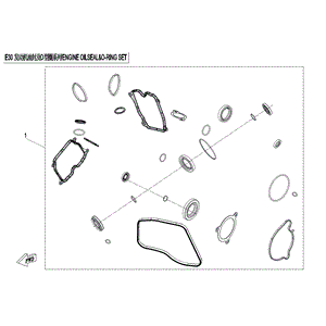 Engine Oil Seal & O-Ring Set by CF Moto 0JYA-0000A1 OEM Hardware 0JYA-0000A1 Northstar Polaris