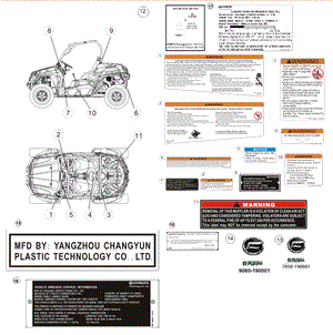 Epa by CF Moto 7000-190205-10000 OEM Hardware 7000-190205-10000 Northstar Polaris