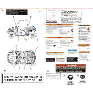 Epa (Replaces 7000-190205-20000) by CF Moto 7000-190205-40000 OEM Hardware 7000-190205-40000 Northstar Polaris