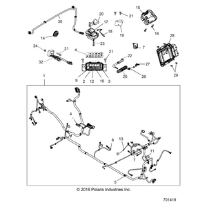 Eps Chassis Harness Winch, Crew by Polaris 2413691 OEM Hardware P2413691 Off Road Express Drop Ship