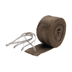 Exhaust Wrap & Locking Ties Kit Titanium 2" x 25' by DEI 901123 Exhaust Heat Wrap 790-01012 Western Powersports