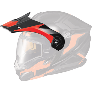 Exo-At950 Helmet Peak Visor Ellwood by Scorpion Exo 52-533-94 Helmet Shield 75-2111 Western Powersports Red