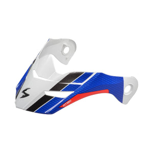 Exo-At960 Peak Visor Hicks by Scorpion Exo 52-960-12 Helmet Shield 75-2249 Western Powersports White/Blue