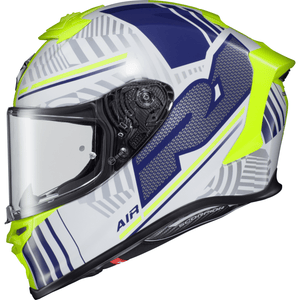 Exo-R1 Air Full Face Helmet Juice by Scorpion Exo R1-1237 Full Face Helmet 75-21082X Western Powersports 2X / White/Blue