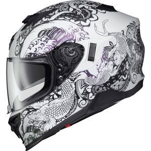 Exo-T520 Nama-Sushi Helmet by Scorpion Exo T52-1117 Full Face Helmet 75-21212X Western Powersports 2X / White/Chameleon