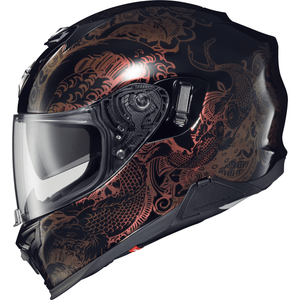 Exo-T520 Nama-Sushi Helmet by Scorpion Exo T52-1127 Full Face Helmet 75-21222X Western Powersports 2X / Black/Chameleon