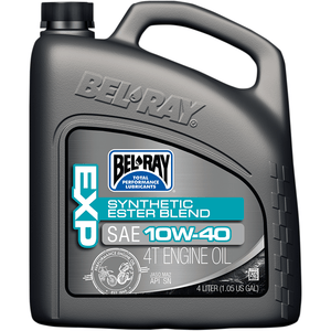 Exp Synthetic Ester Blend 4T Engine Oil By Bel-Ray 99120-B4LW Engine Oil Semi Synthetic 3601-0151 Parts Unlimited