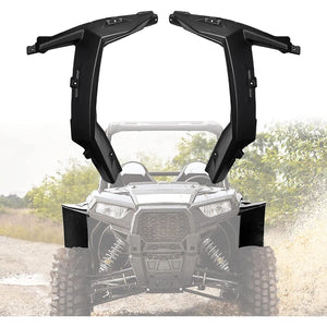 Extended Front Full Mud Flaps 2PCS for Polaris RZR XP 1000 / TURBO by Kemimoto B0103-00801BK Mud Flap B0103-00801BK Kemimoto