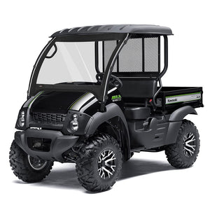 Fabric Front Windshield for Kawasaki Mule 610 600 SX 600 by Kemimoto FTVWS015 Full Windshield FTVWS015 Kemimoto