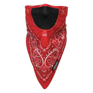 FaceFit Face Mask by Schampa FMT-225 Facemask 502058 Tucker Rocky Tie-Back / Red/White