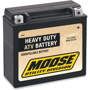 Factory-Activated Agm Maintenance-Free Battery By Moose Utility MOOM720BH AGM Battery 2113-0052 Parts Unlimited Drop Ship