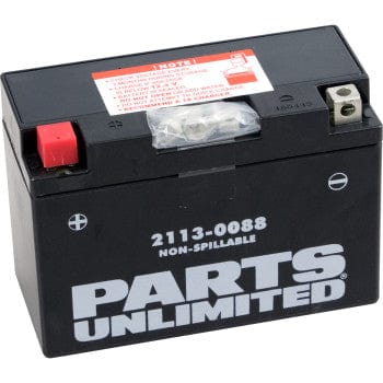 Factory-Activated AGM Maintenance-Free Battery - YT9B-4/YT9B-BS by Parts Unlimited