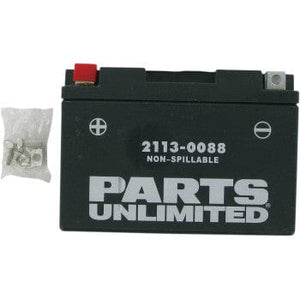 Factory-Activated AGM Maintenance-Free Battery - YT9B-4/YT9B-BS by Parts Unlimited 2113-0088 AGM Battery 21130088 Parts Unlimited Drop Ship